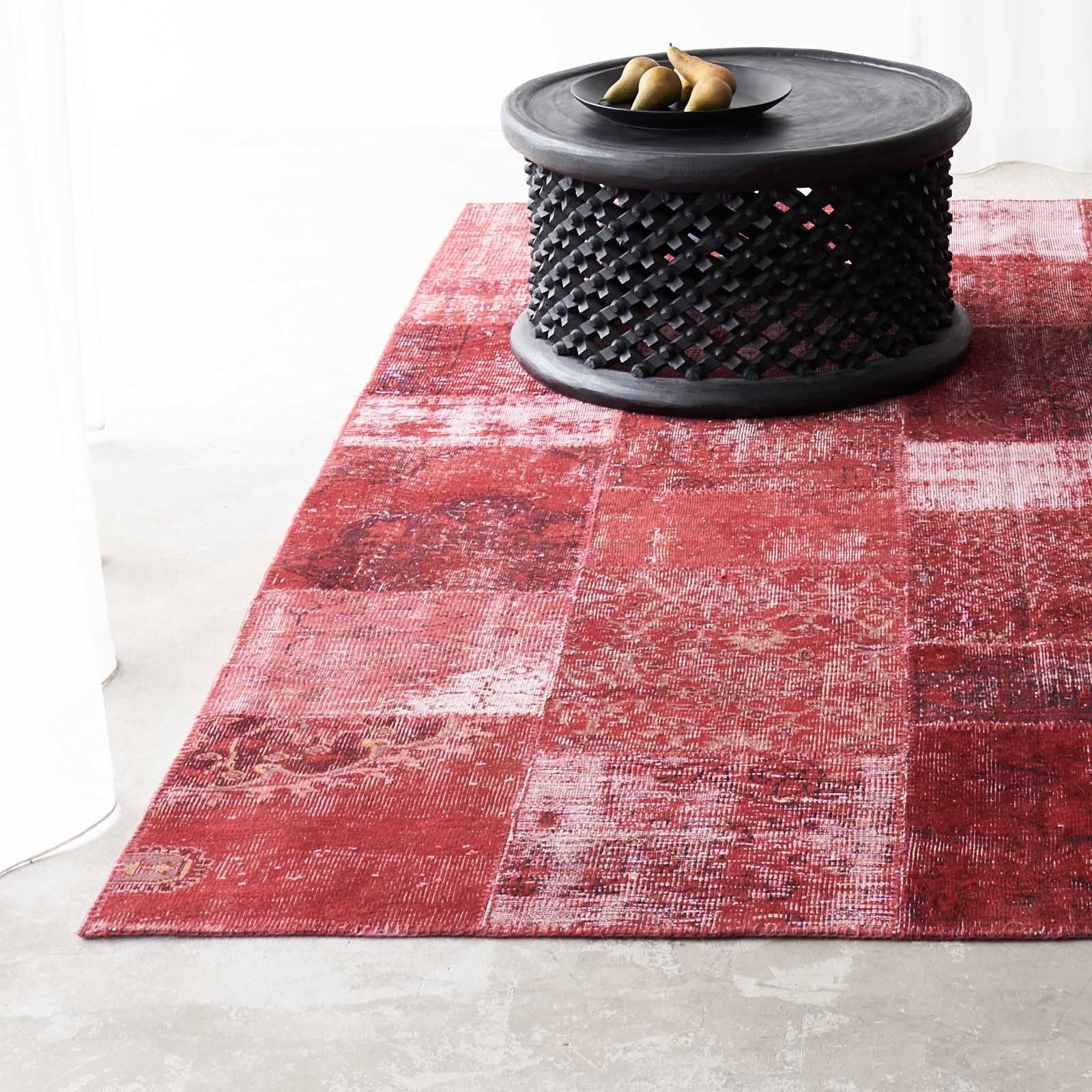 Patchwork Rug | Crimson W211 x L301 cm 2