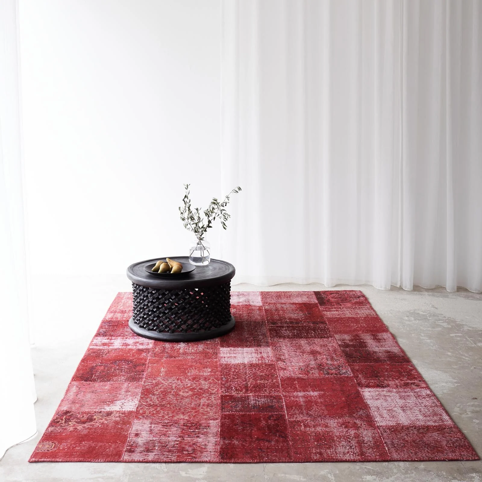 Patchwork Rug | Crimson W211 x L301 cm 3