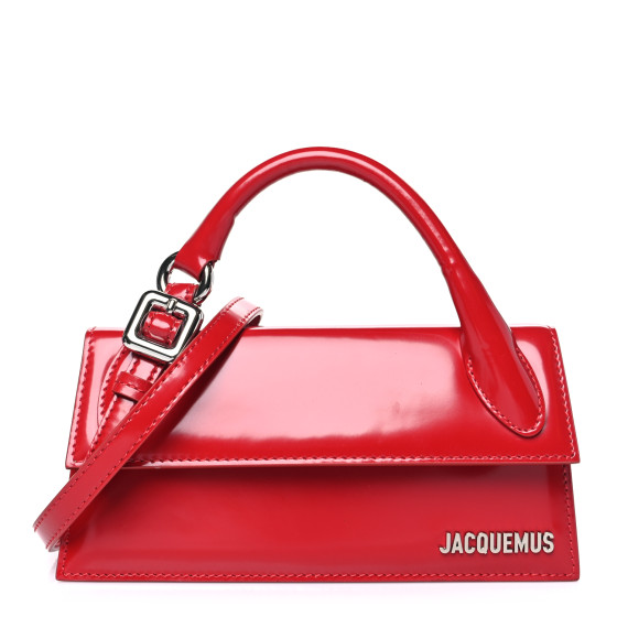 Patent Calfskin Le Chiquito Boucle Long Red