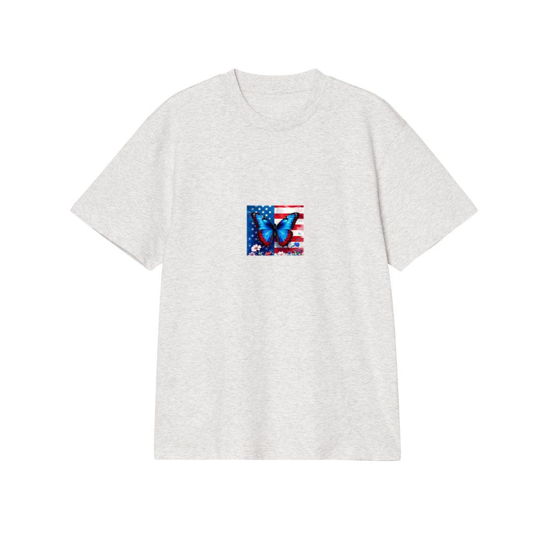 Patriotic Butterfly USA Flag Red White & Blue Butterflies 2