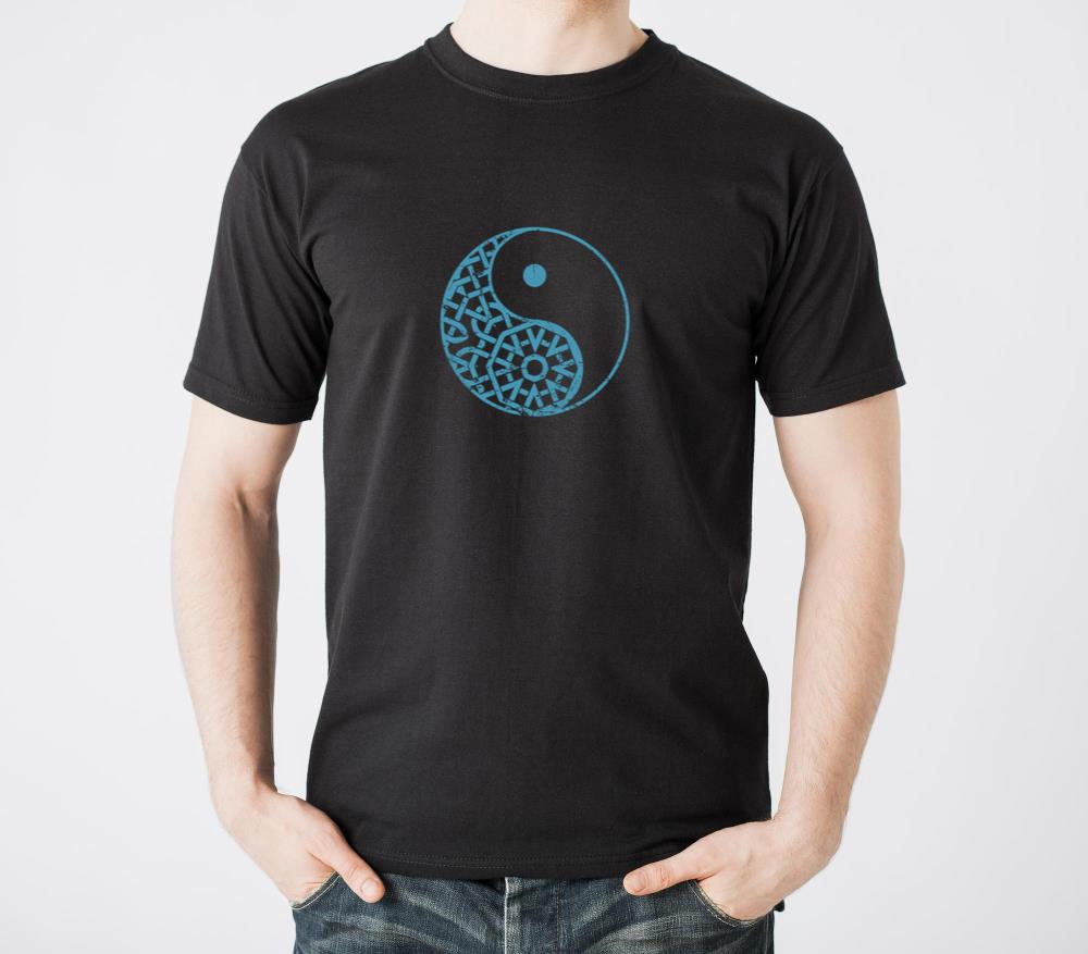Pattern Symbol Balance Yin and Yang Sign - Unisex Standard T-Shirt