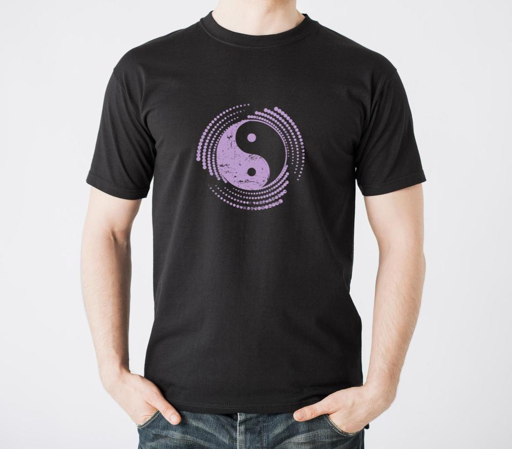 Pattern Yin and Yang Symbol Sign Harmony - Unisex Standard T-Shirt