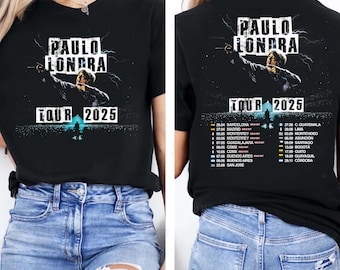 Paulo Londra Tour T-Shirt Unisex T-Shirt Tour 2025 Tour Paulo Londra Shirt Paulo Londra Tour Tee