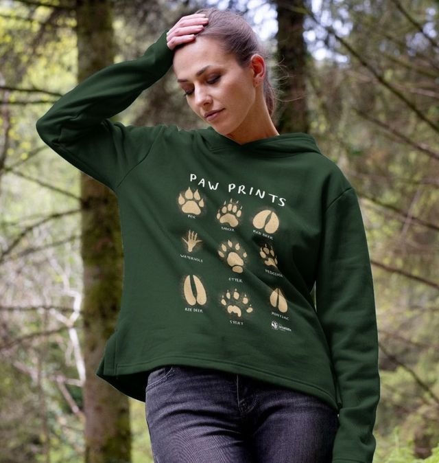 Paw Prints Relaxed Fit Hoodie 2
