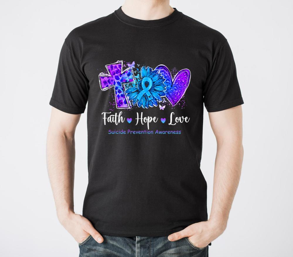 Peace Love Sunshine Sunflower Hippie for - Unisex Standard T-Shirt