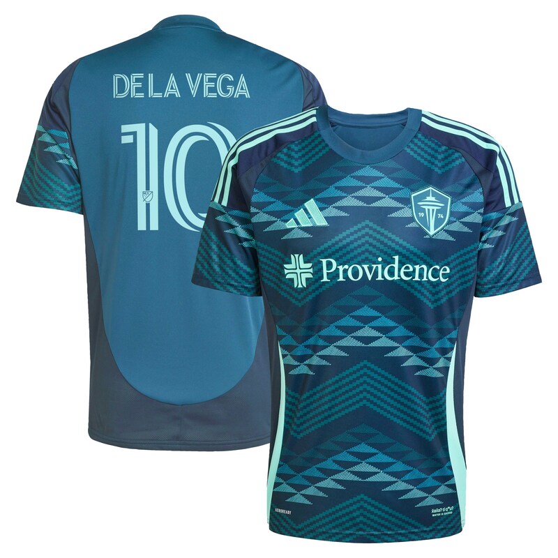 Pedro de la Vega Seattle Sounders FC 2025 The Salish Sea Kit Replica Player Jersey - Blue