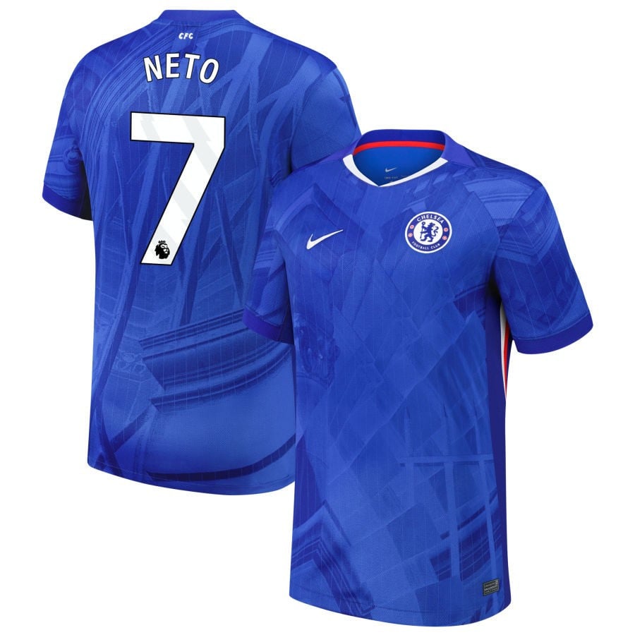 Pedro Neto #7 Chelsea 2025-26 Home Match Jersey - Blue