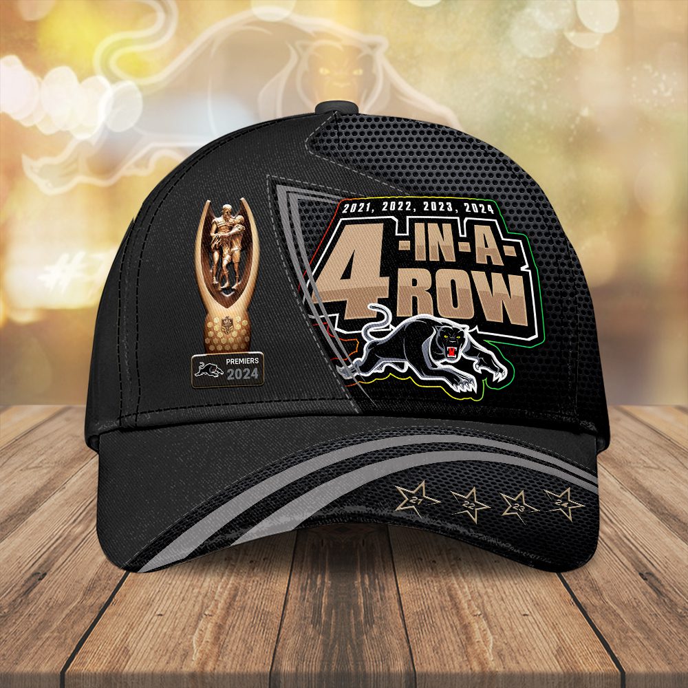 Penrith Panthers Classic Cap For In A Row Cgn5017