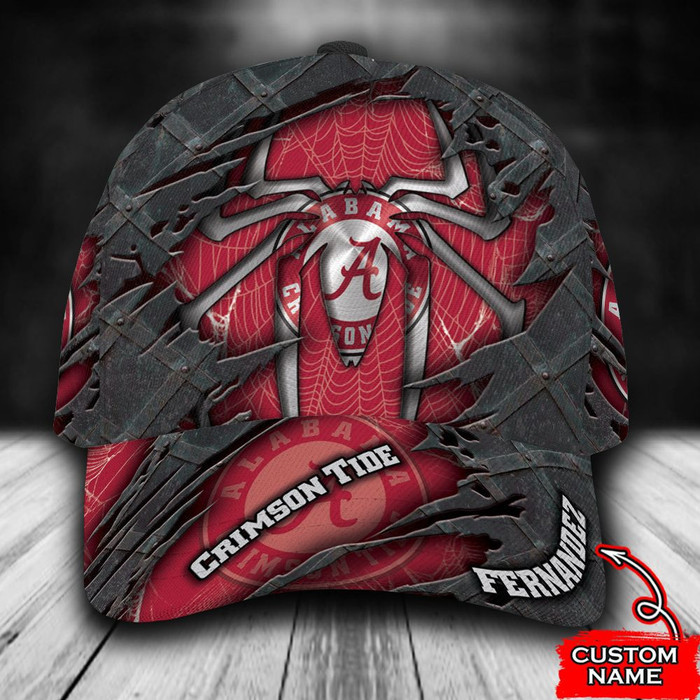 Personalized Alabama Crimson Tide Spiderman 3D Classic Baseball Cap CNI701