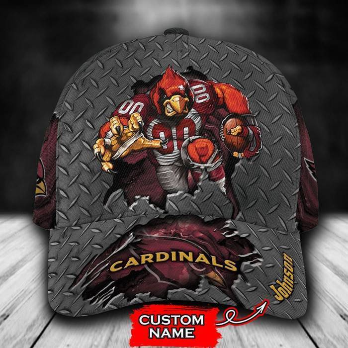 Personalized Arizona Cardinals Mascot 3D Classic Baseball Cap CNI1164