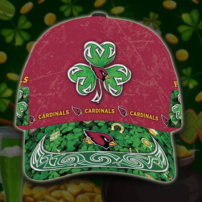 Personalized Arizona Cardinals St Patricks Day 3D Classic Baseball Cap CNI201