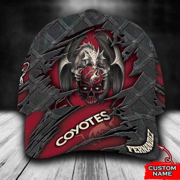 Personalized Arizona Coyotes Dragon 3D Classic Baseball Cap CNI1916