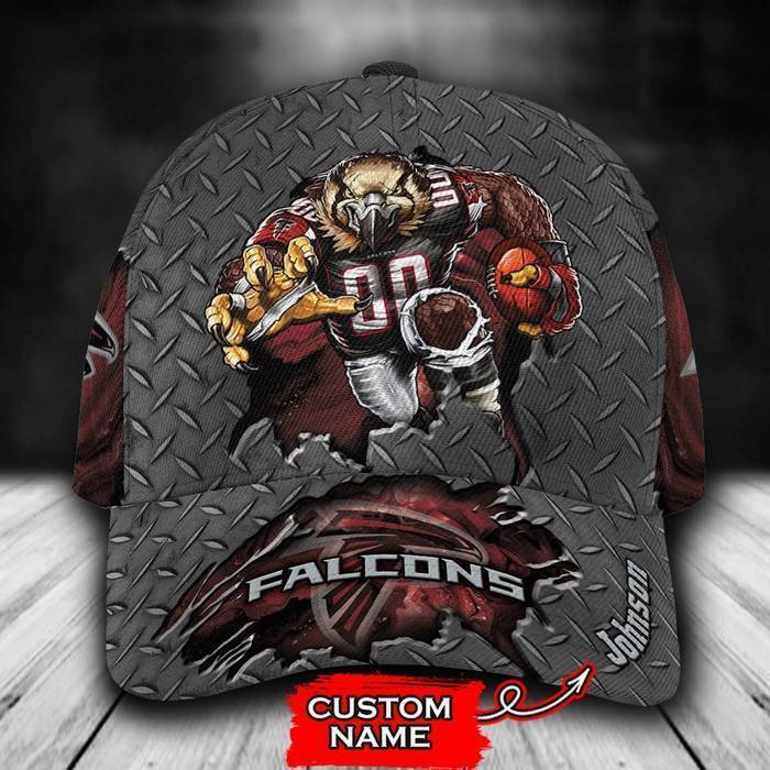 Personalized Atlanta Falcons Mascot 3D Classic Baseball Cap CNI406