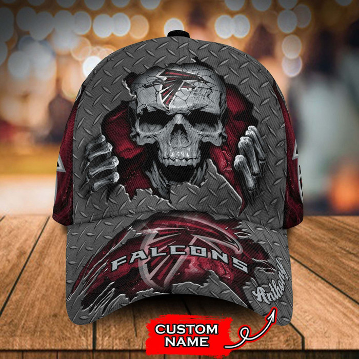Personalized Atlanta Falcons Skeleton 3D Classic Baseball Cap CNI1341