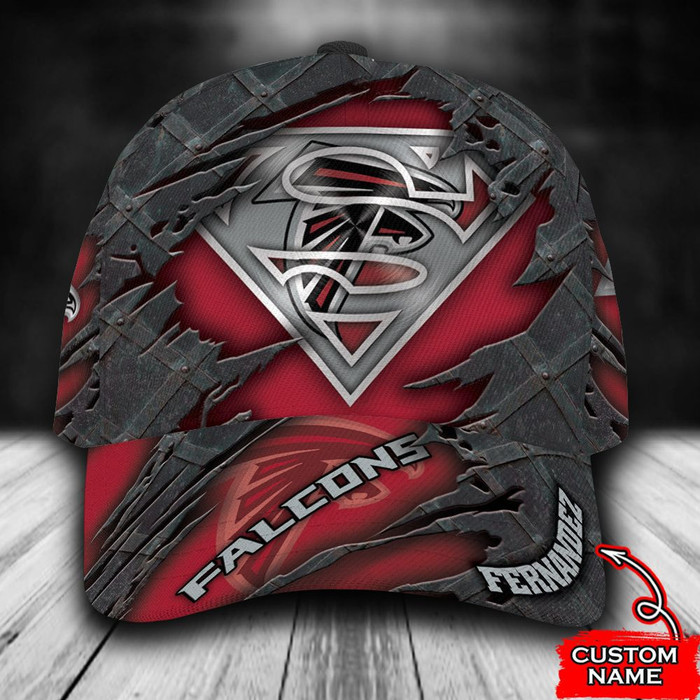 Personalized Atlanta Falcons Superman 3D Classic Baseball Cap CNI982