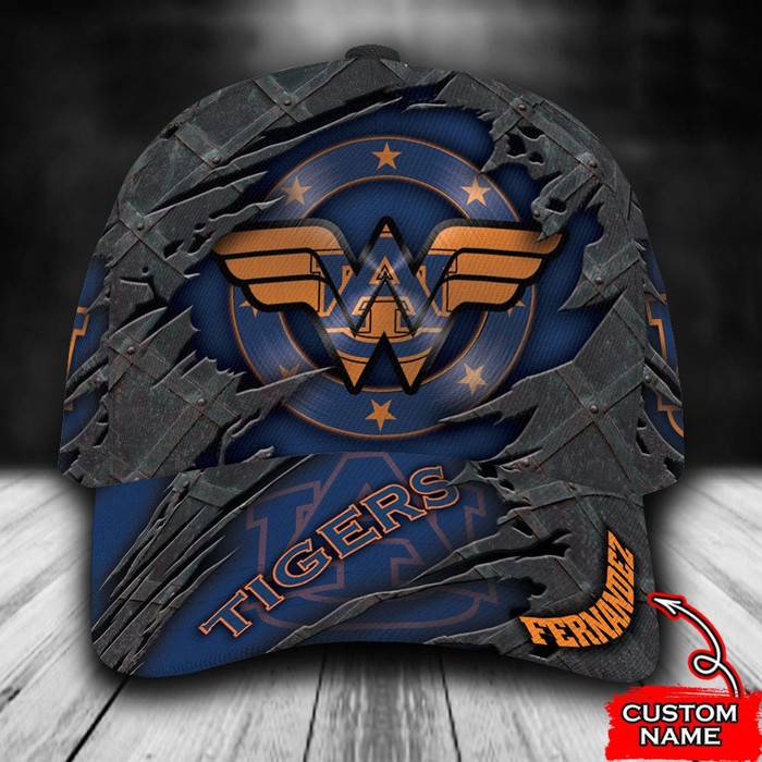 Personalized Auburn Tigers Wonder Woman 3D Classic Baseball Cap CNI1261