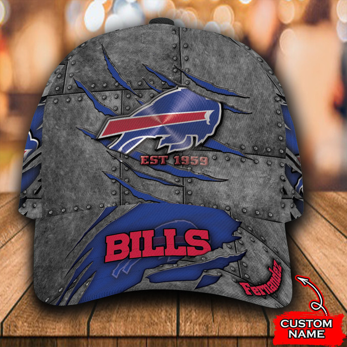 Personalized Buffalo Bills Est 1959 3D Baseball Cap Blue CNI1483