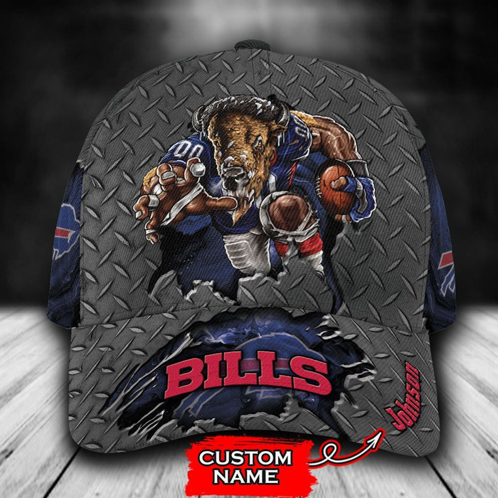 Personalized Buffalo Bills Mascot 3D Baseball Cap CNI1719