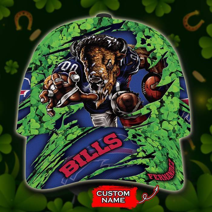 Personalized Buffalo Bills St Patricks Day 3D Classic Baseball Cap CNI399