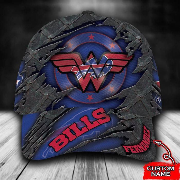 Personalized Buffalo Bills Wonder Woman 3D Classic Baseball Cap CNI460