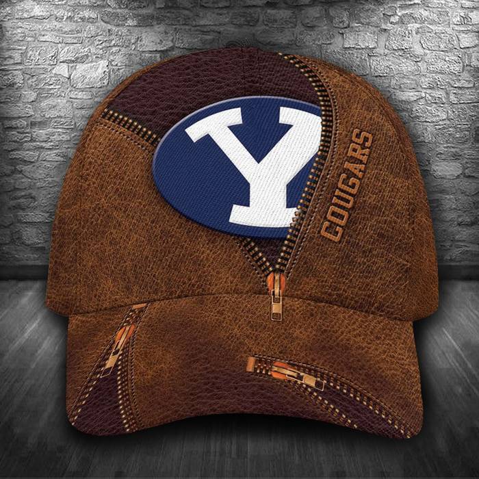 Personalized Byu Cougars Zipper 3D Classic Baseball Cap CNI961
