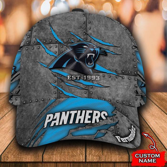 Personalized Carolina Panthers 3D Classic Baseball Cap CNI459