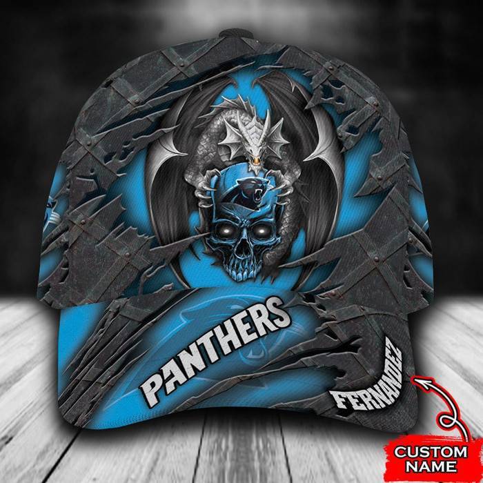 Personalized Carolina Panthers Dragon 3D Classic Baseball Cap CNI580