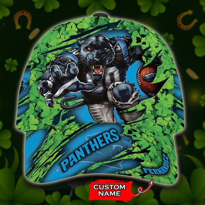 Personalized Carolina Panthers St Patricks Day 3D Classic Baseball Cap CNI303