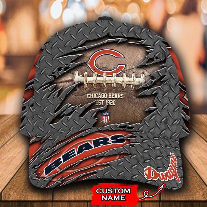 Personalized Chicago Bears 3D Classic Baseball Cap CNI753