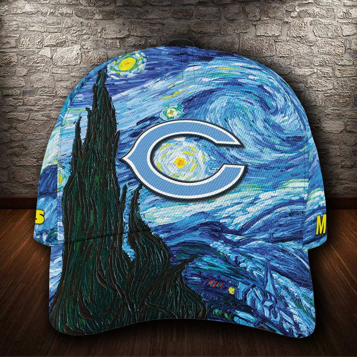 Personalized Chicago Bears Van Gogh 3D Classic Baseball Cap CNI1970