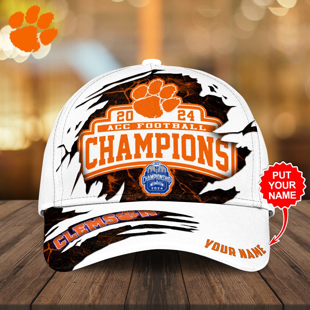 Personalized Clemson Tigers Football Champs Classic Cap Cgn5249