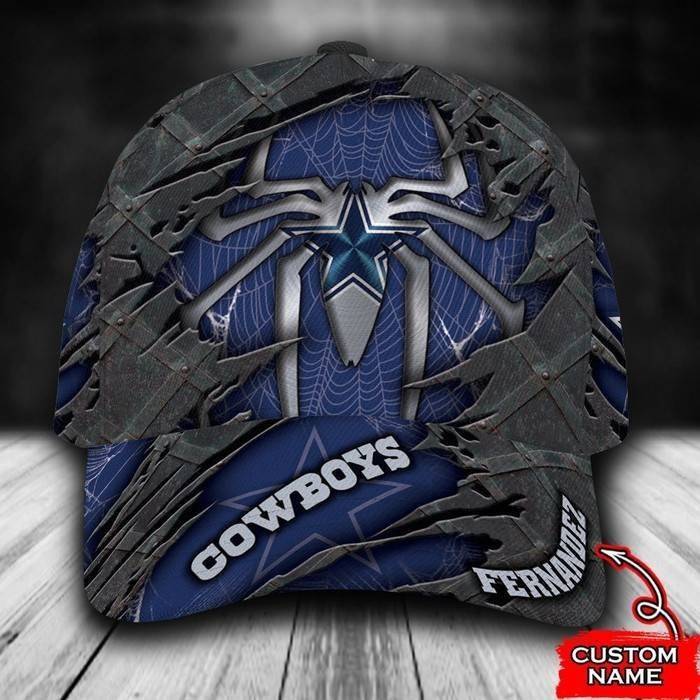 Personalized Dallas Cowboys Spider Man 3D Classic Baseball Cap CNI175