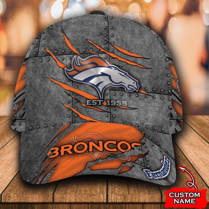 Personalized Denver Broncos 3D Classic Baseball Cap CNI1960