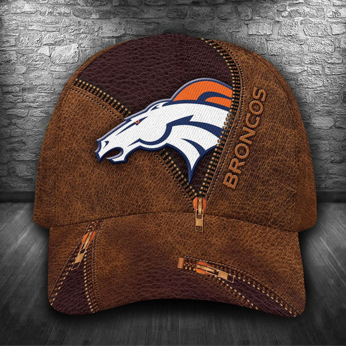 Personalized Denver Broncos Zip 3D Classic Baseball Cap CNI759