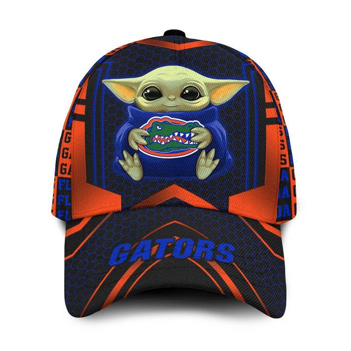 Personalized Florida Gators Baby Yoda 3D Classic Baseball Cap CNI807