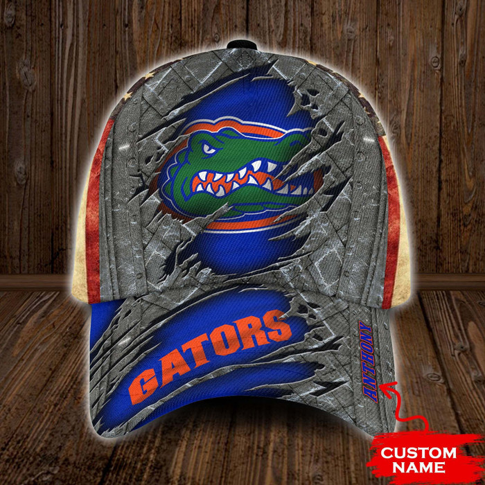 Personalized Florida Gators USA Flag 3D Classic Baseball Cap CNI786