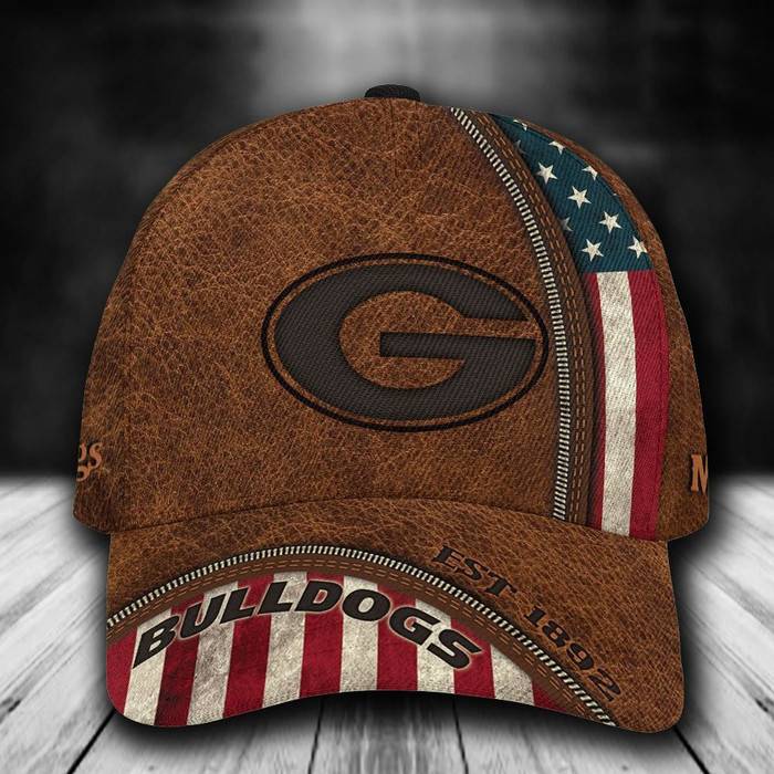 Personalized Georgia Bulldogs 3D BaseBall Cap CNI1811