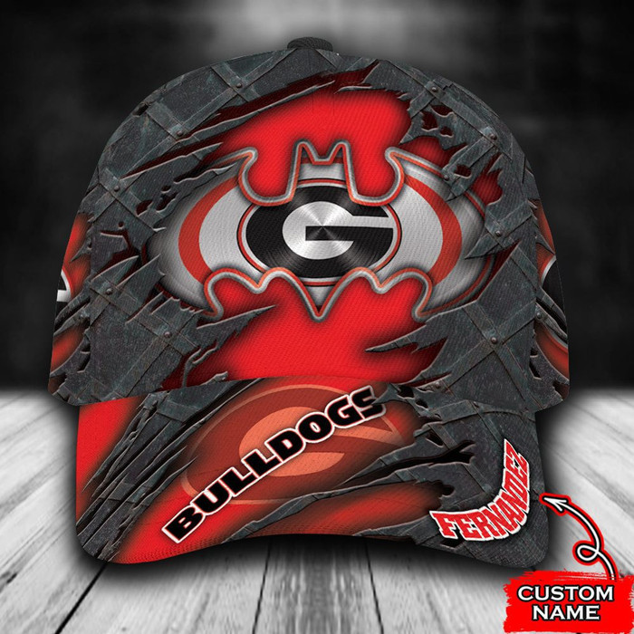 Personalized Georgia Bulldogs Batman 3D Classic Baseball Cap CNI821