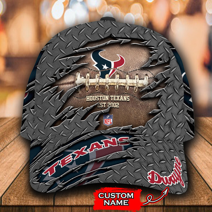 Personalized Houston Texans 3D Classic Baseball Cap CNI904