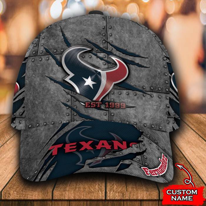 Personalized Houston Texans Est 1999 3D Baseball Cap CNI1551