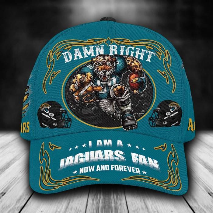 Personalized I Am A Jacksonville Jaguars Fan 3D Baseball Cap CNI1609