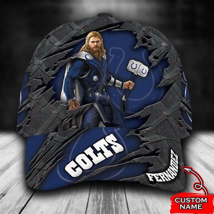 Personalized Indianapolis Colts Thor 3D Classic Baseball Cap CNI294