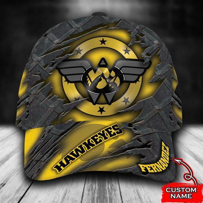 Personalized Iowa Hawkeyes Wonder Woman 3D Classic Baseball Cap CNI351