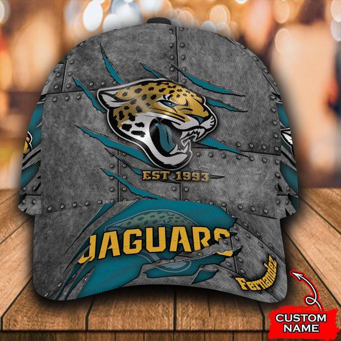 Personalized Jacksonville Jaguars 3D Classic Baseball Cap CNI218