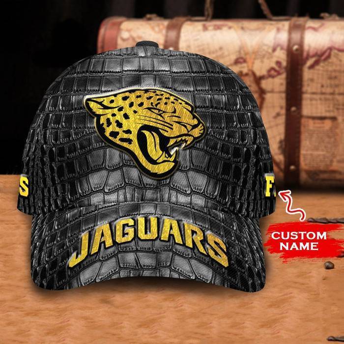Personalized Jacksonville Jaguars Crocodile Skin Pattern 3D Classic Baseball Cap CNI719
