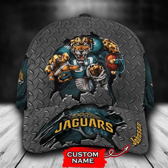 Personalized Jacksonville Jaguars Mascot 3D Baseball Cap CNI1536