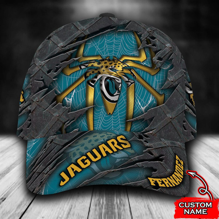 Personalized Jacksonville Jaguars Spider Man 3D Baseball Cap CNI1889