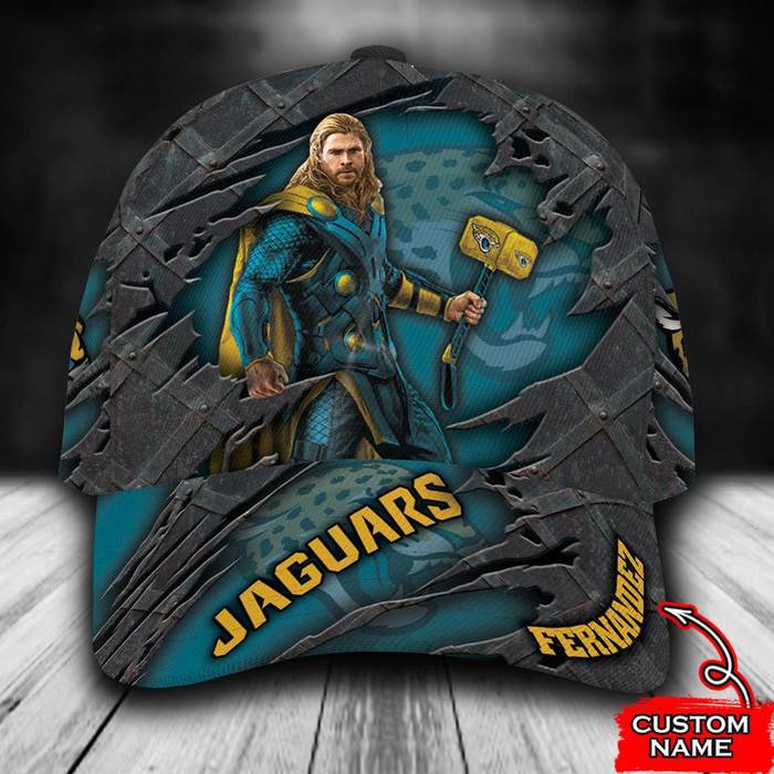 Personalized Jacksonville Jaguars Thor 3D Classic Baseball Cap CNI1214