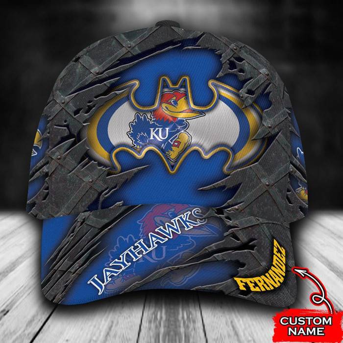 Personalized Kansas Jayhawks Batman 3D Classic Baseball Cap CNI791