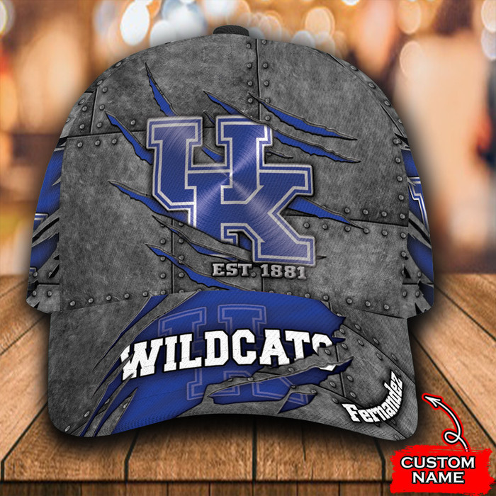 Personalized Kentucky Wildcats 3D Classic Baseball Cap CNI609